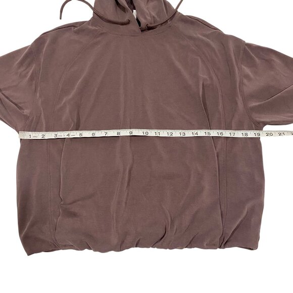 Athleta Seasoft Bubble Hem Hoodie‎ in Smokey Rose Size XS - Picture 7 of 8